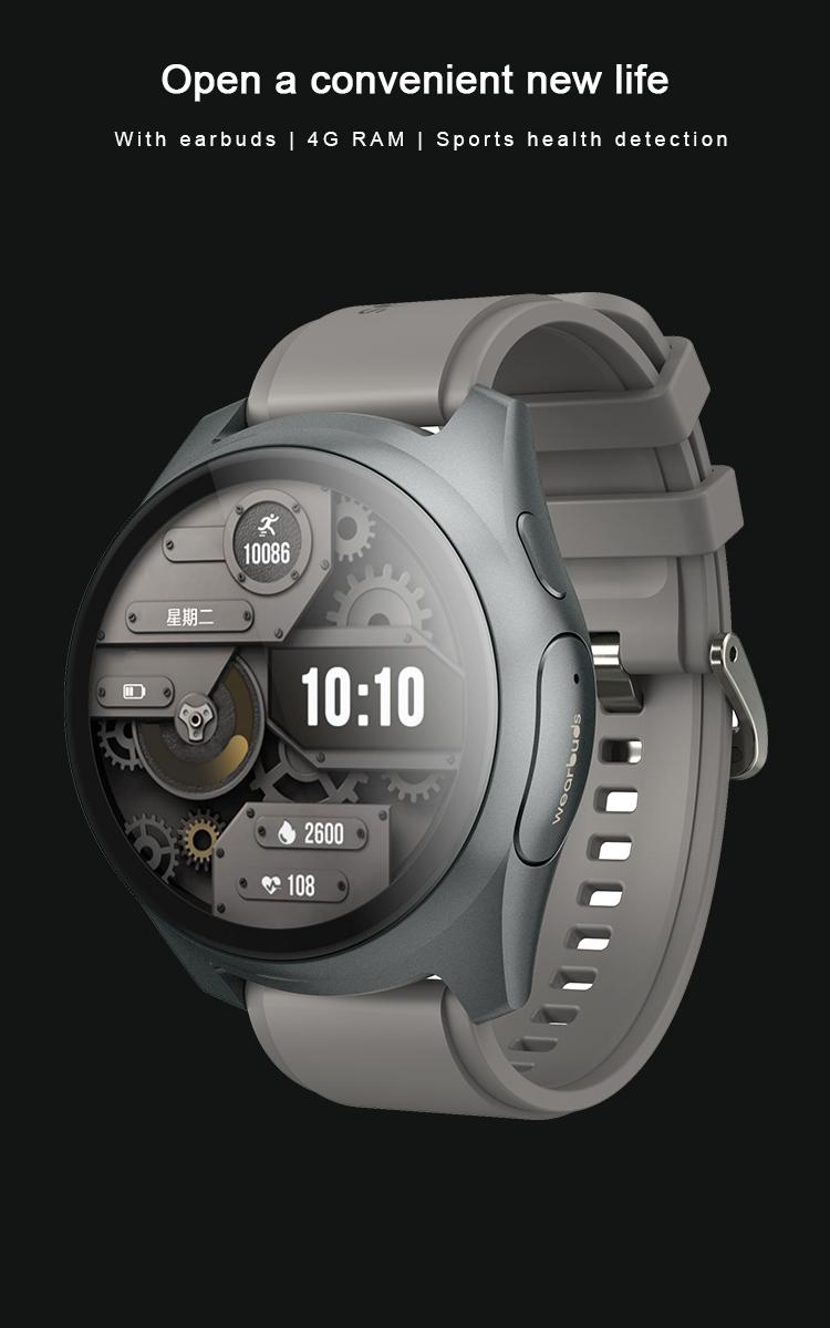 Wearbuds Watch X3 | 2-in-1 Smartwatch with Built-in Wireless Earbuds, AI Translator (100+ Languages), Health & Fitness Tracking