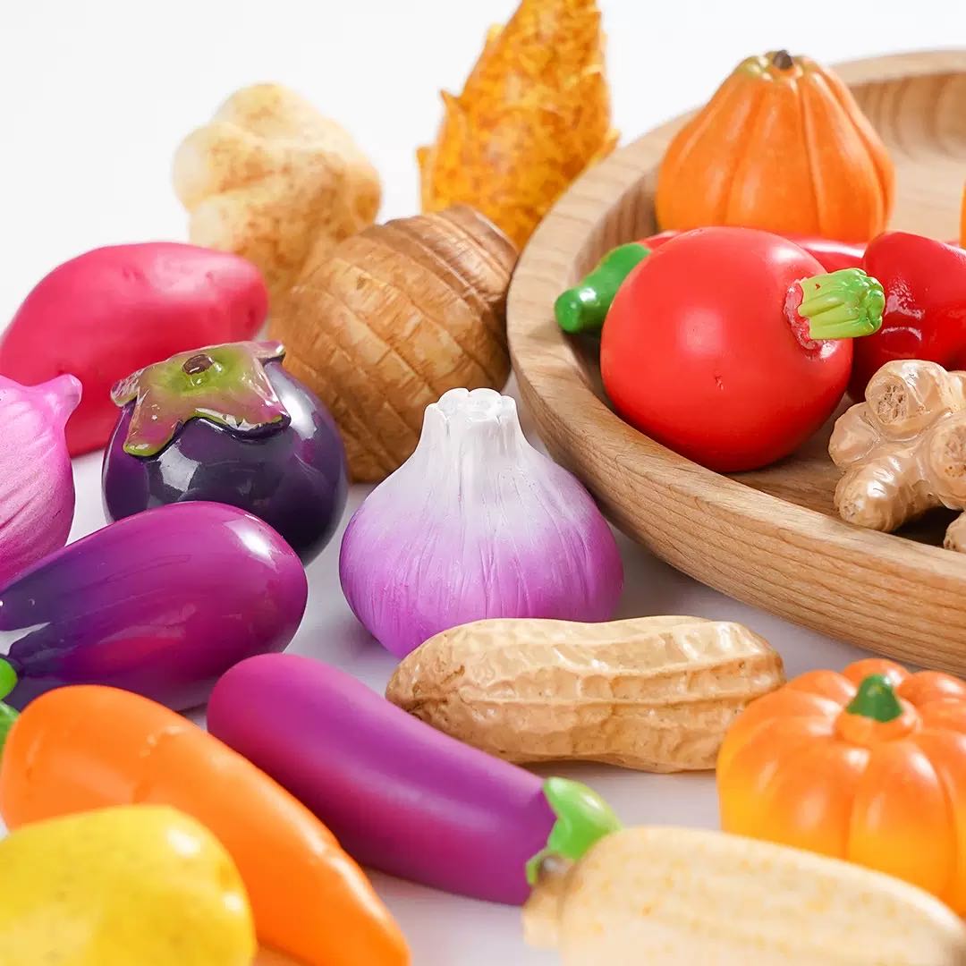 Fashion pop Miniatur Buah Tiruan Lucu - Dekorasi Rumah & Mainan Edukatif Anak  Hiasan buah dari resin Hiasan sayur dari resin DIY resin Mainan penghilang stres Syal