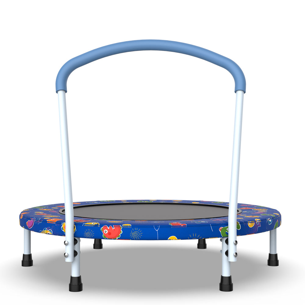 36" Toddler Trampoline for Kids 1 Year Plus with Handle, Baby Gifts for Boys and Girls, Indoor and Outdoor