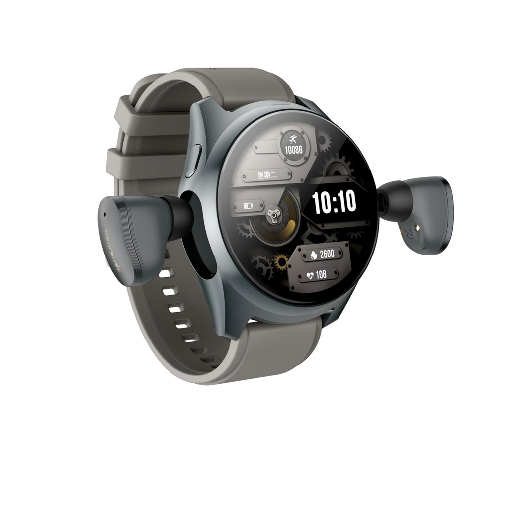 Wearbuds Watch X3 | 2-in-1 Smartwatch with Built-in Wireless Earbuds, AI Translator (100+ Languages), Health & Fitness Tracking