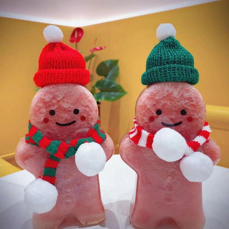 Christmas New PROMO Fshion POP Botol Isi Mainan Mini Bebek Lucu Glow in The Dark Dekorasi Meja Hiasan Kamar Tidur Pajangan Mobil Koleksi Imut Hadiah Unik & Spesial untuk Teman Anak